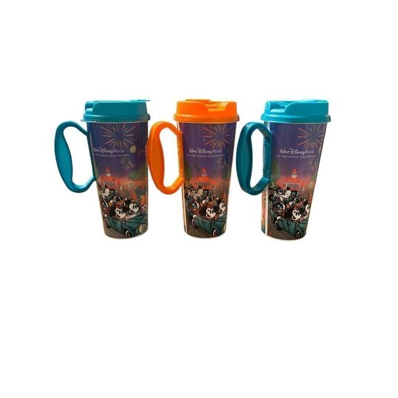 Walt Disney World 2024 Resort Refillable Mugs Set of Three Family Pack - Picture 1 of 3